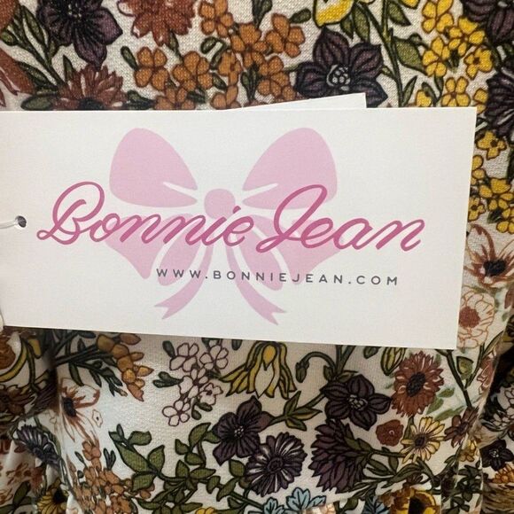 NWT Bonnie Jean Girls Floral Dress, size 16 - Picture 6 of 8